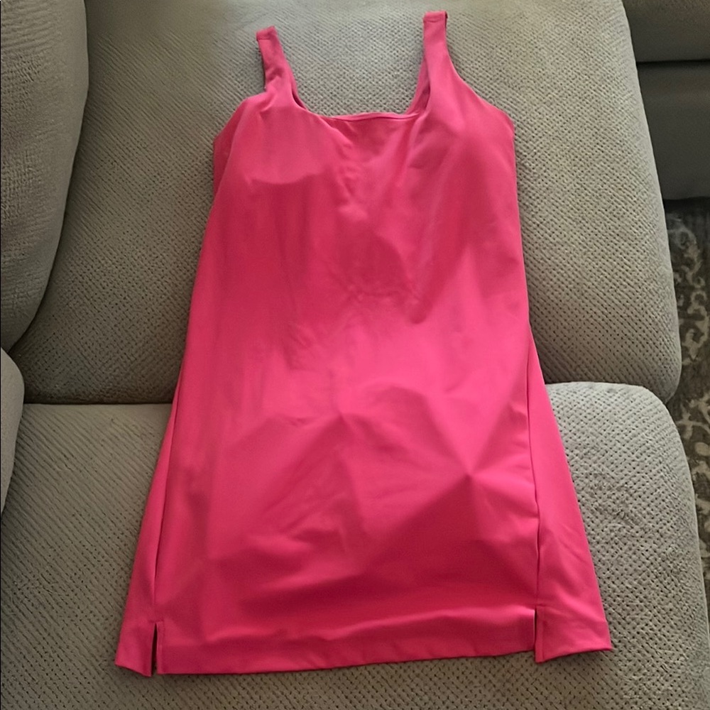 Vibrant Pink Sleeveless Dress